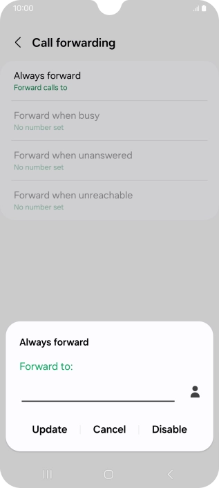 Press Disable.