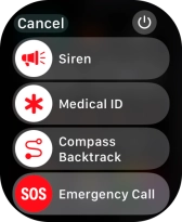 Press SOS and slide your finger right to make an emergency call. If you’ve set up emergency contacts and turned on sharing of information with emergency contacts, your emergency contacts will receive an SOS message with your location after the emergency call has ended. Press SOS and slide your finger right to make an emergency call. If you’ve set up emergency contacts and turned on sharing of information with emergency contacts, your emergency contacts will receive an SOS message with your location after the emergency call has ended.