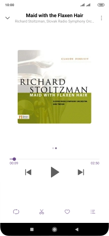 Press arrow right to go to the next audio file. Press arrow right to go to the next audio file.