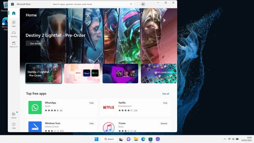 Click Library.