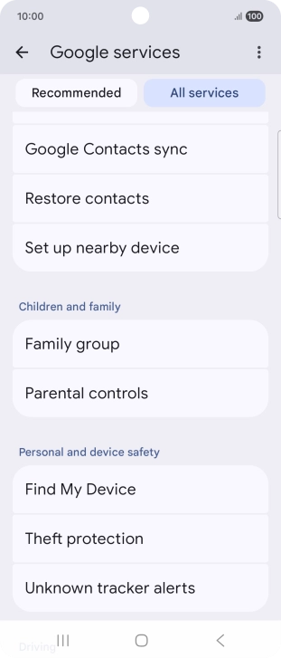 Press Find My Device. Press Find My Device.