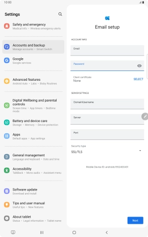 To turn on the function, press SELECT and follow the instructions on the screen to install the required certificate. To turn on the function, press SELECT and follow the instructions on the screen to install the required certificate.