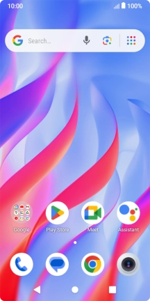 Slide two fingers downwards starting from the top of the screen.