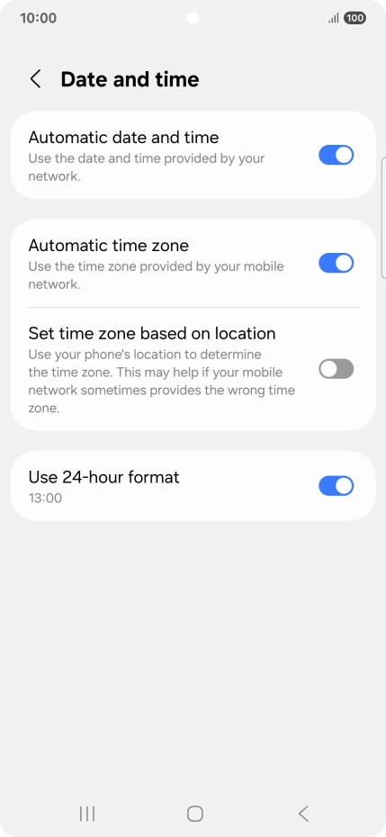 Press the Home key to return to the home screen. Press the Home key to return to the home screen.