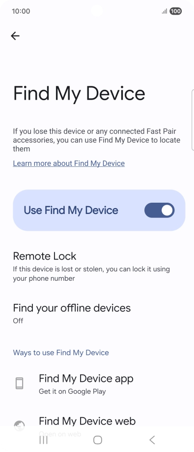 Press the Home key to return to the home screen. Press the Home key to return to the home screen.