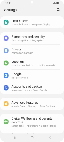Press Biometrics and security.