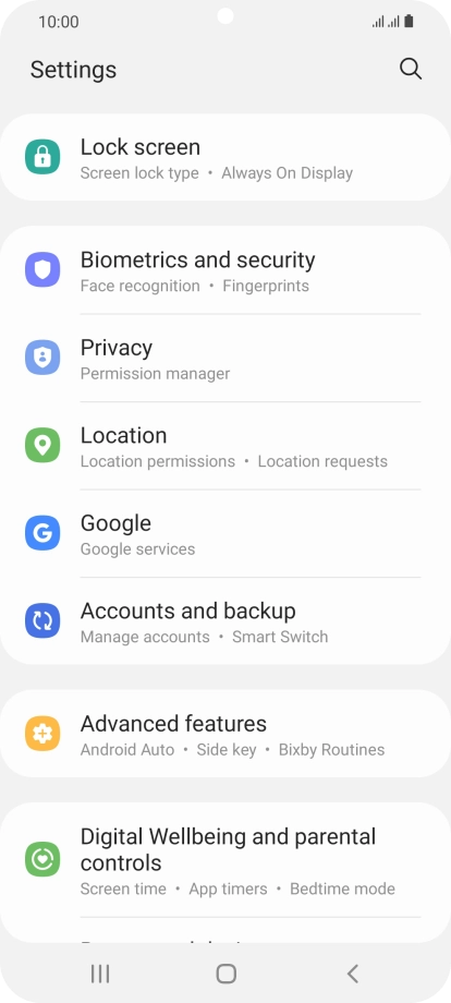 Press Biometrics and security.