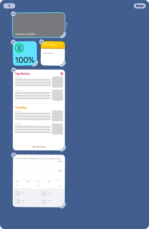 Press the add icon. Press the add icon.