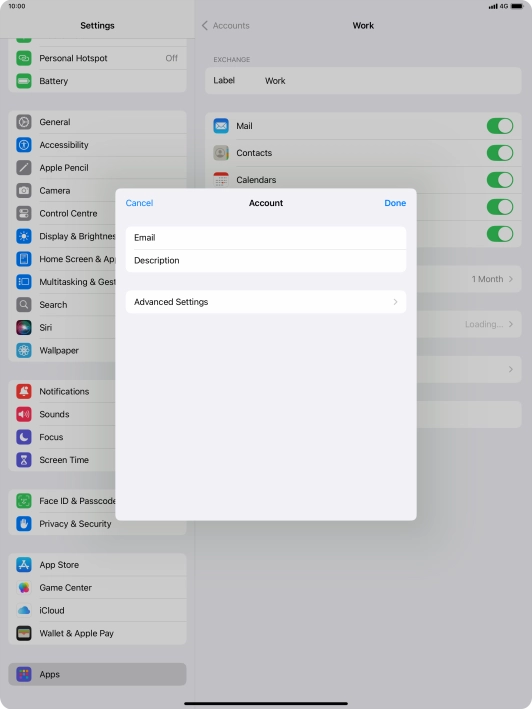 Press Advanced Settings. Press Advanced Settings.