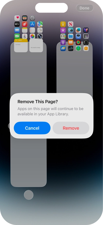 Press Remove.