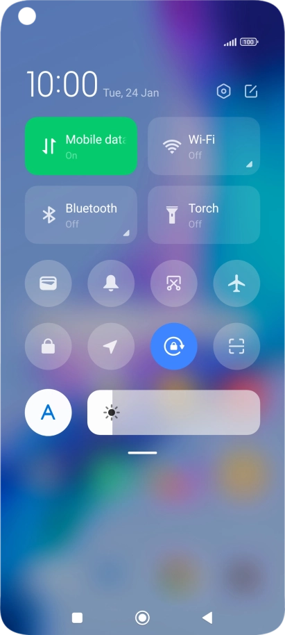 Press the sound mode icon to turn the function on or off.