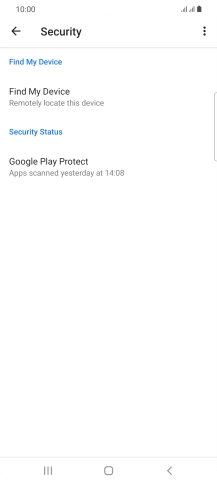 Press Find My Device. Press Find My Device.