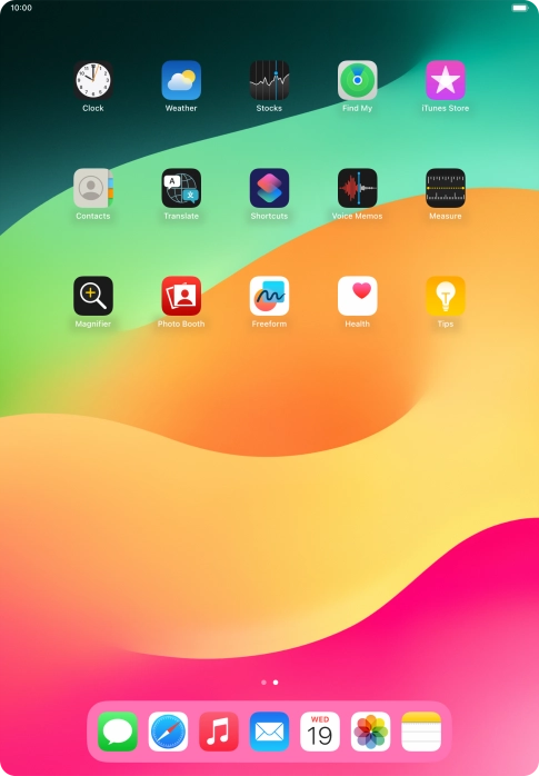 Press and hold the required app.