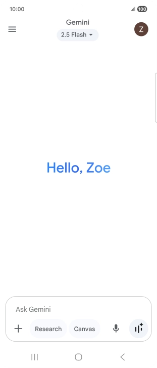 Press the profile icon. Press the profile icon.