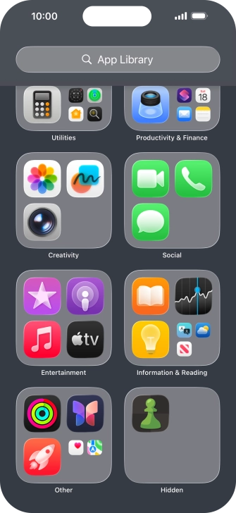Press and hold the required app. Press and hold the required app.
