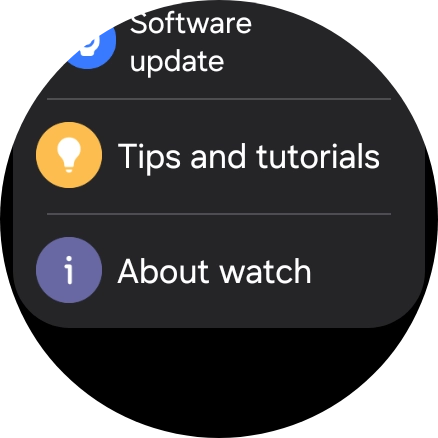 Press About watch.
