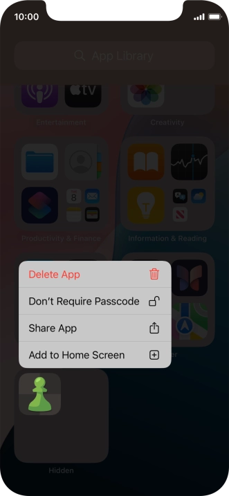 Press Don't Require Passcode.