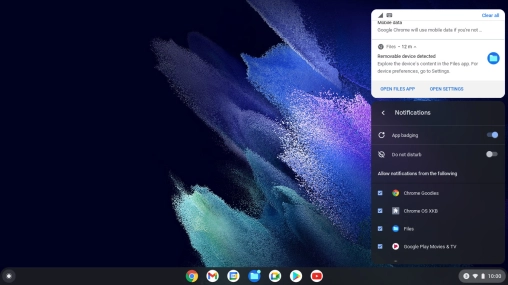 Click the indicator next to 
