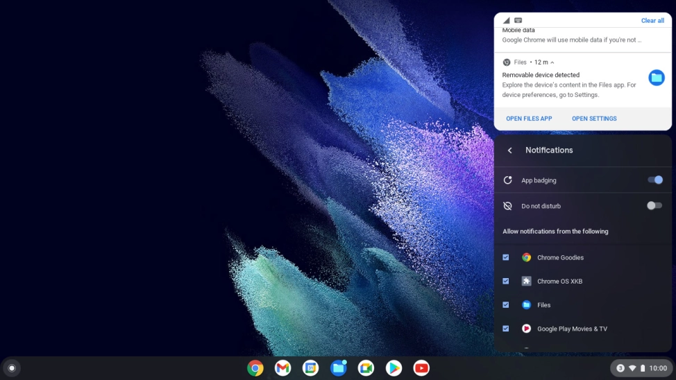Click the indicator next to 