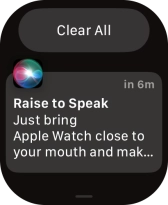 Press the required notification to open it. Press the required notification to open it.