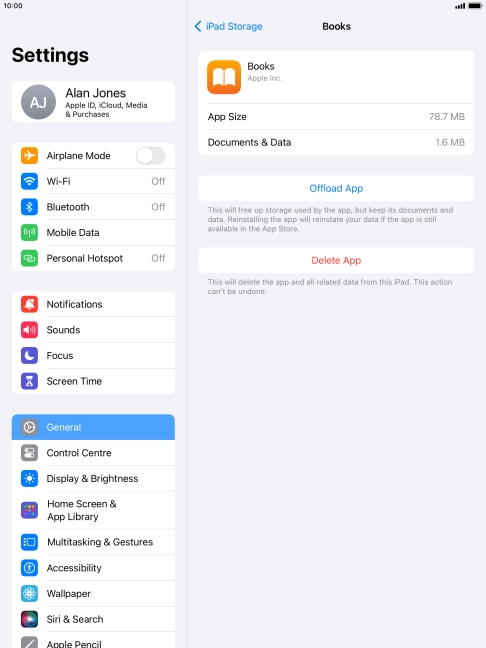 Press Offload App. Press Offload App.