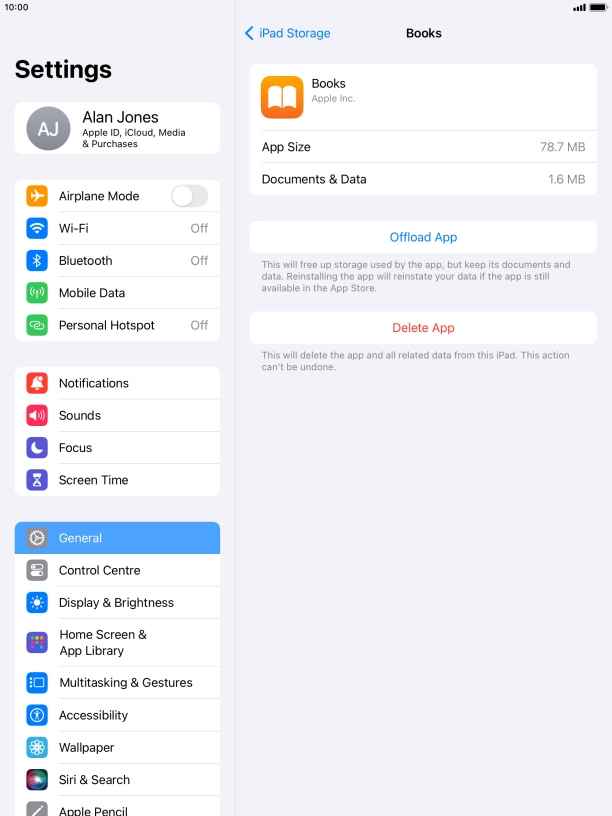 Press Offload App. Press Offload App.