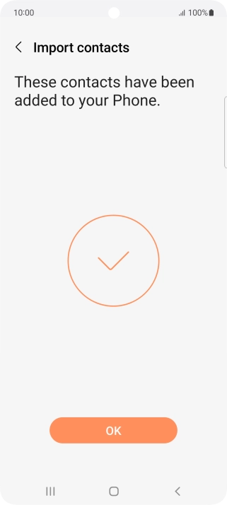 Press OK. Press OK.