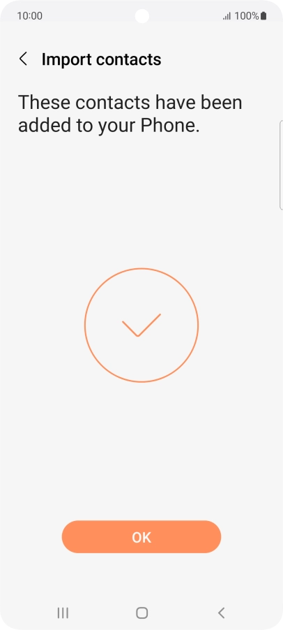 Press OK. Press OK.