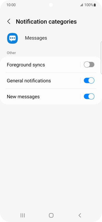 Press New messages.