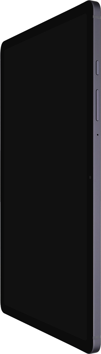 Simultaneously, press the Side key and the lower part of the Volume key and keep them both pressed until your tablet restarts.