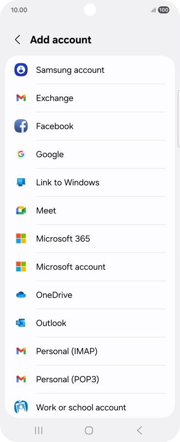 Press Google.