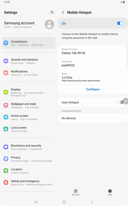 Press the Home key to return to the home screen.