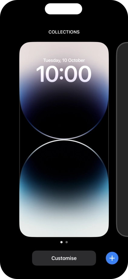 Press the add icon. Press the add icon.