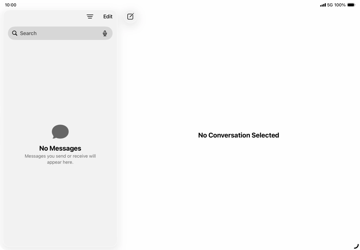Slide your finger downwards starting from the top of the screen.
