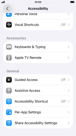 Press the required category below 