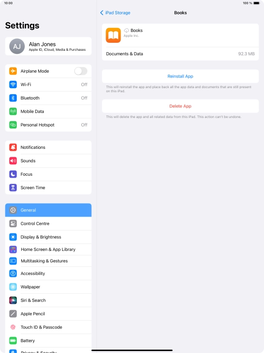 Slide your finger upwards starting from the bottom of the screen to return to the home screen.
