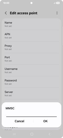 Key in http://mms.vodafone.co.uk/servlets/mms and press OK.