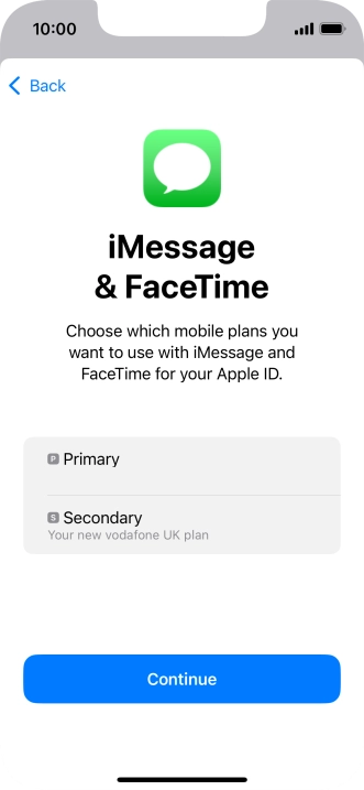 Press the required price plan. Press the required price plan.