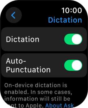 Press the Digital Crown several times to return to standby mode.