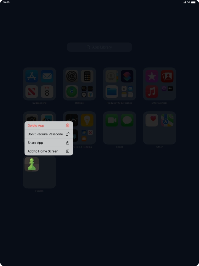 Press Don't Require Passcode.