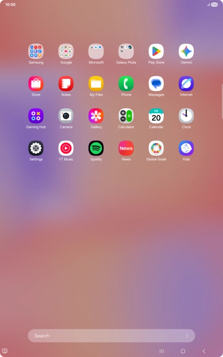Press Google.