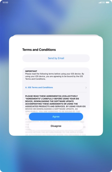 Press Agree.