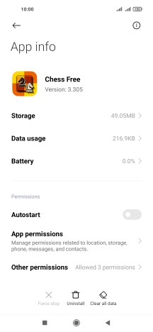 Press the Home key to return to the home screen.
