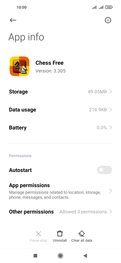 Press the Home key to return to the home screen.