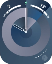 When the battery charging icon is displayed, the battery is charging.