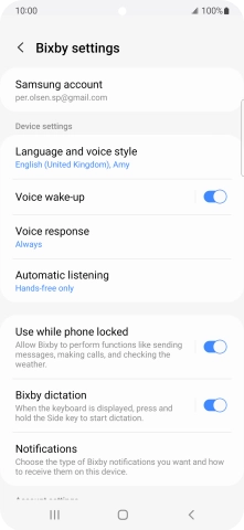 Follow the instructions on the screen to select the required settings. Follow the instructions on the screen to select the required settings.