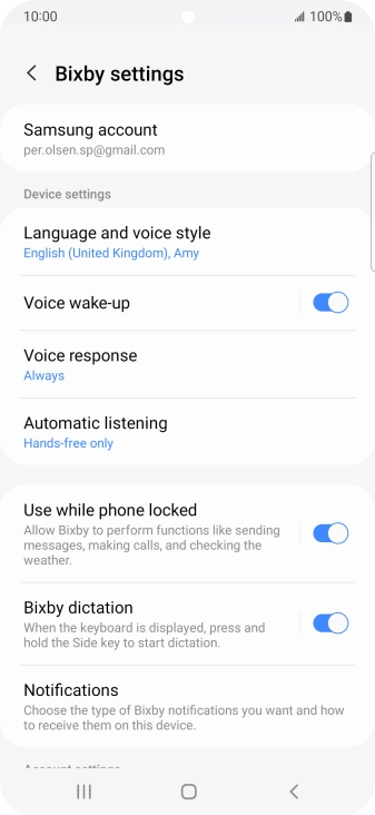 Follow the instructions on the screen to select the required settings. Follow the instructions on the screen to select the required settings.