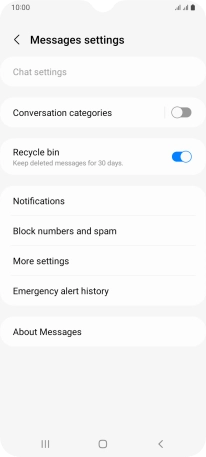 Press More settings.