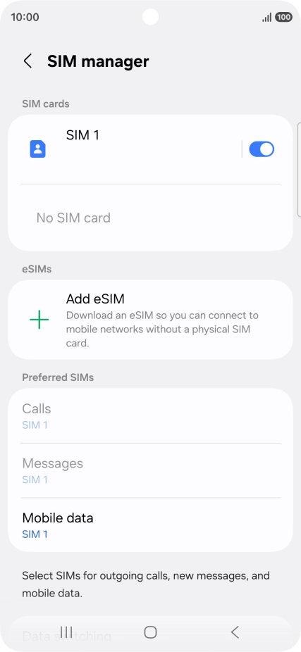Press Add eSIM. Press Add eSIM.