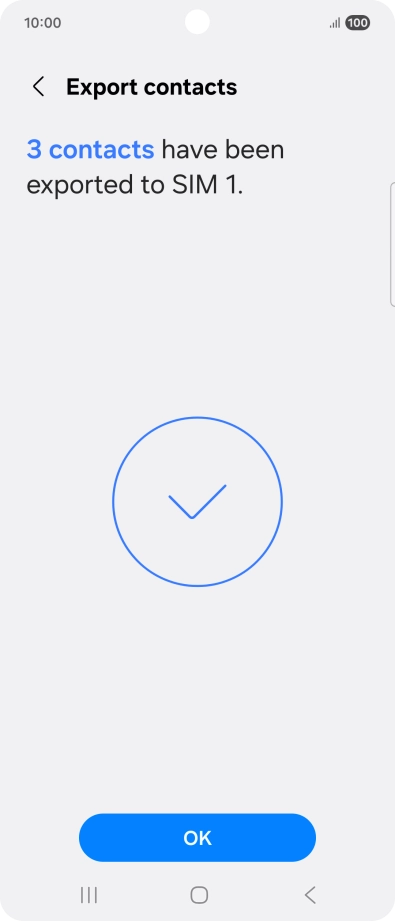 Press OK. Press OK.